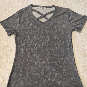 Crazy Train High Low Western Shirt size XL